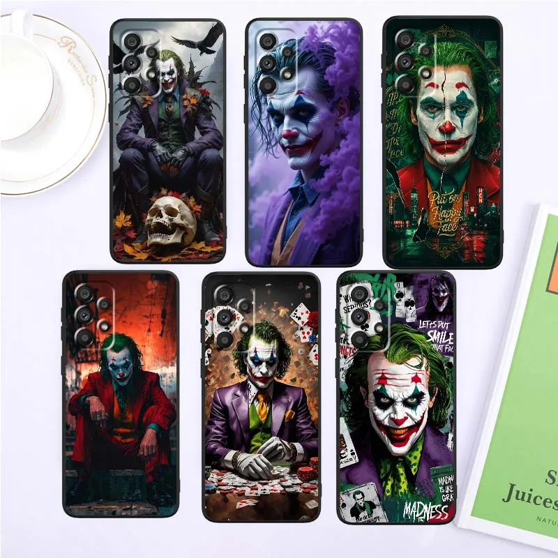 

J-Joker Poker Cool Popular Phone Case For Samsung A42 A41 A35 A34 A33 A32 A25 A24 A23 A21s A04 A03 Note 20 Ultra 5G Black