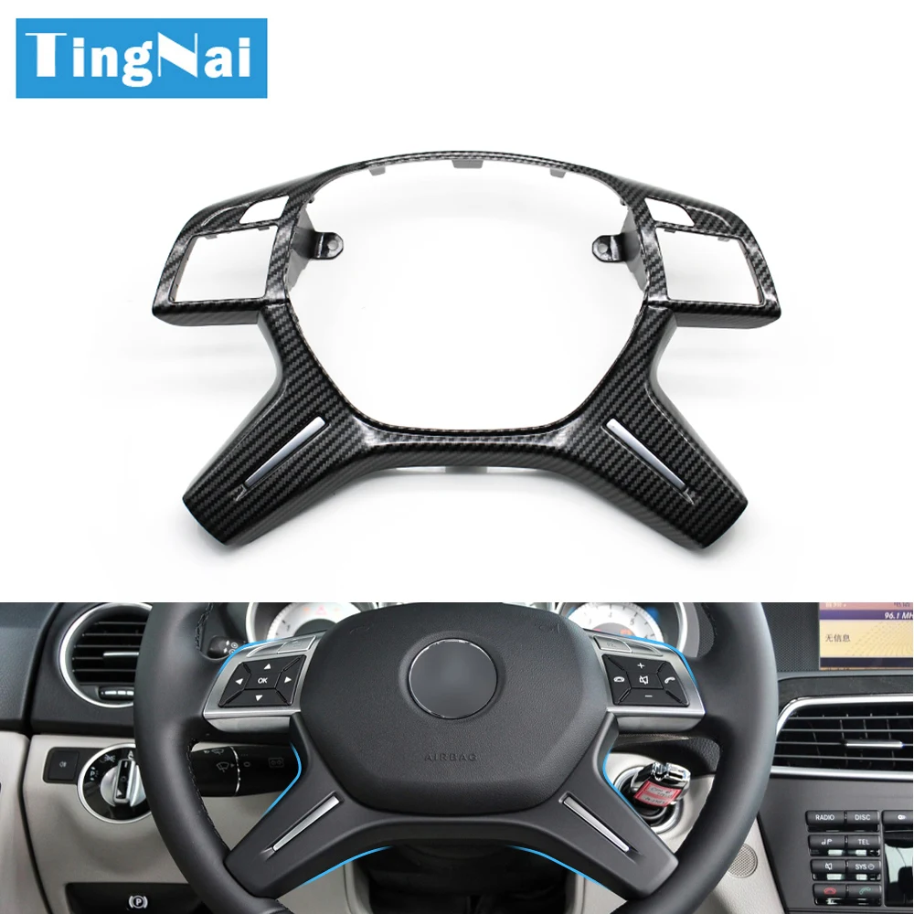 Car Steering Wheel Trim Cover Panel Replacement For Mercedes Benz C E M ML GL GLS G Class W204 W212 W166 W463 A0994640513