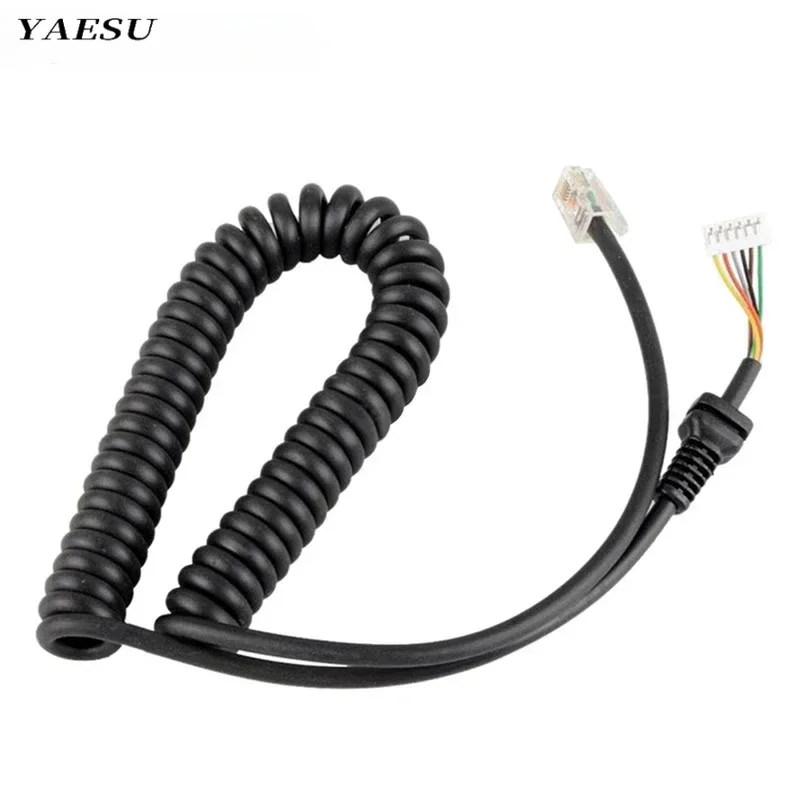 

Yaesu Walkie Talkie Replacement Microphones Cable Mic Cord Wire for MH-48A6J FT-7800 FT-8800 FT-8900 FT-7100M FT-2800M FT-8900R