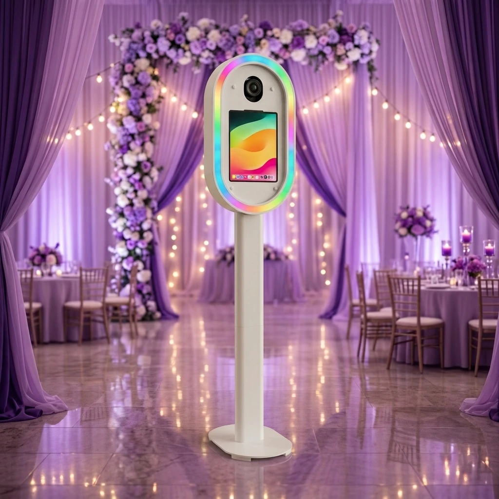 Fast Delivery Photo Booth  s 65 Inch Magic Mirror Photo Booth for Sale with Air Case