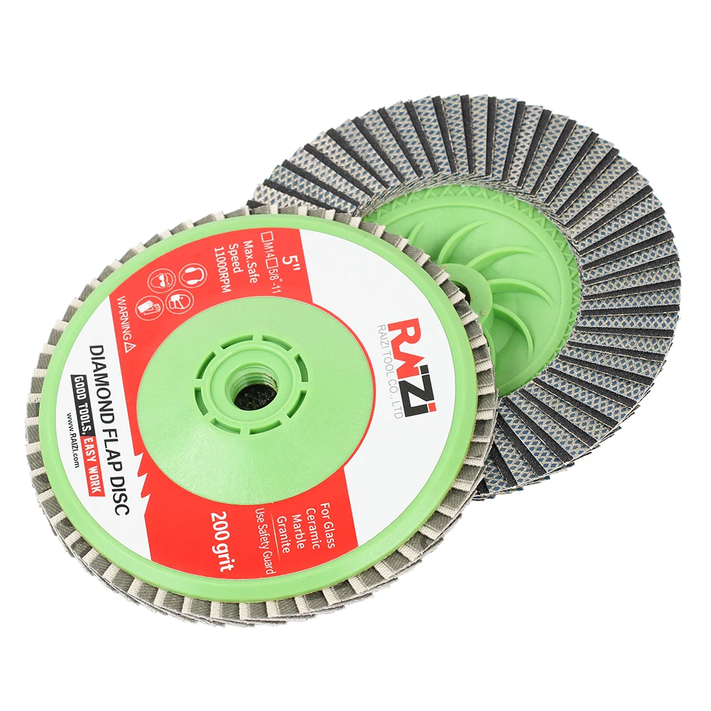 TOOL Super Quality  4.5in/115mm Plastic Thread Electroplated Diamond Flap Disc Wheel Use for Stone, Plastic, Glass ,Metal
