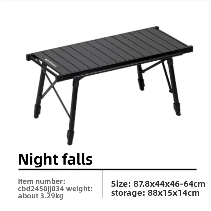 Blackdog IGT inklapbare tafel met verstelbare hoogte, IGT inklapbare barbecue op houtskool – ideaal voor familiecamping in de buitenlucht.