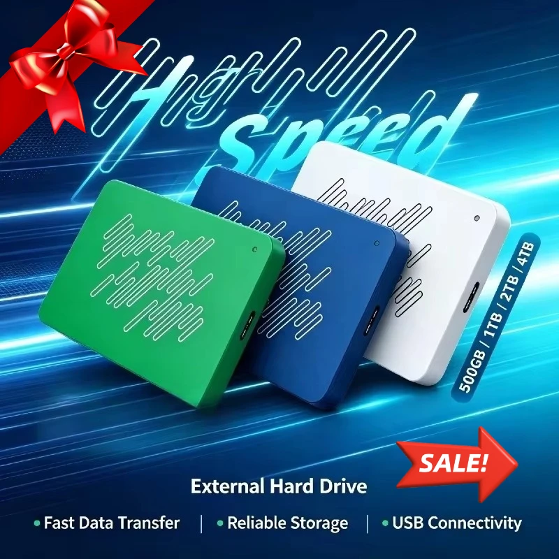 TOSHARA A3 Portable Hard Drive 500GB 1TB 2TB 4TB for Laptop PC Mac Lightning Performance Rapid Response Max Unit