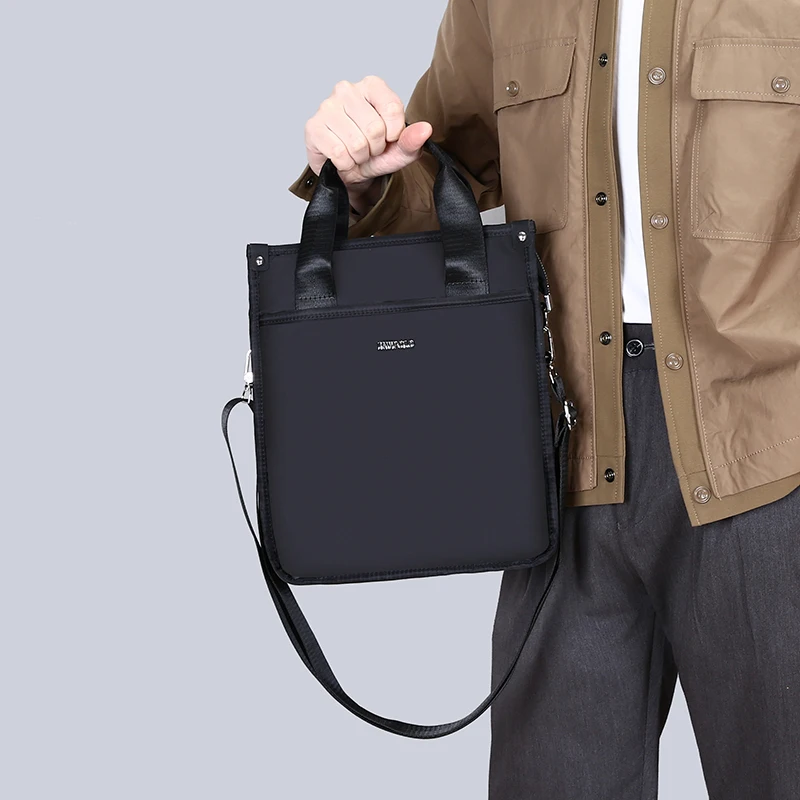HWPOLO New Casual Men's Bag Large Capacity Business Handbag Briefcase Shoulder Bag Men Crossbody Bag Street Trend Waterproof