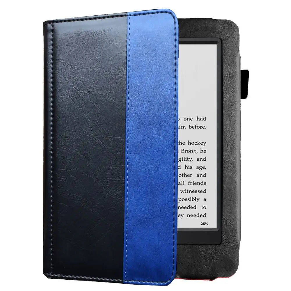 Auto Sleep/Wake 6 Inch E-Reader Case Shockproof Leather WP63GW Protective Case Microfiber Lining for Kindle 7th Generation 2014