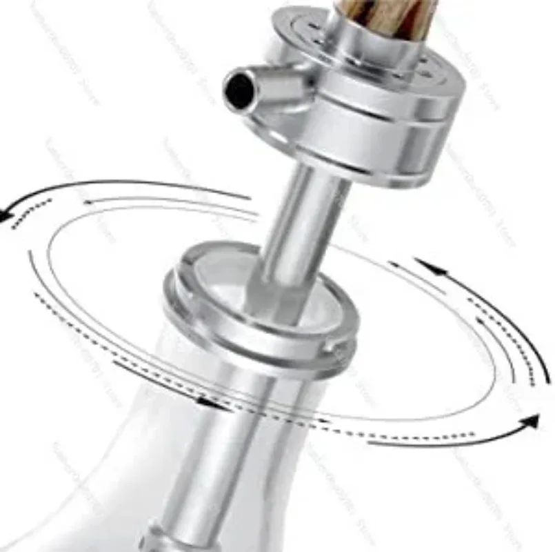 Arabian Hookah 8-Hole Aluminum Alloy Hookah Set Granular Blue