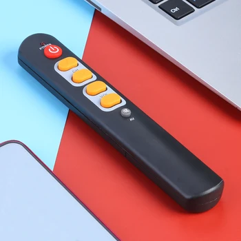 전자 스마트 홈 액세서리, TV 박스 STB DVD DVB VCR용 IR 리모컨 학습 원격 복사, 노란색 버튼 6 개