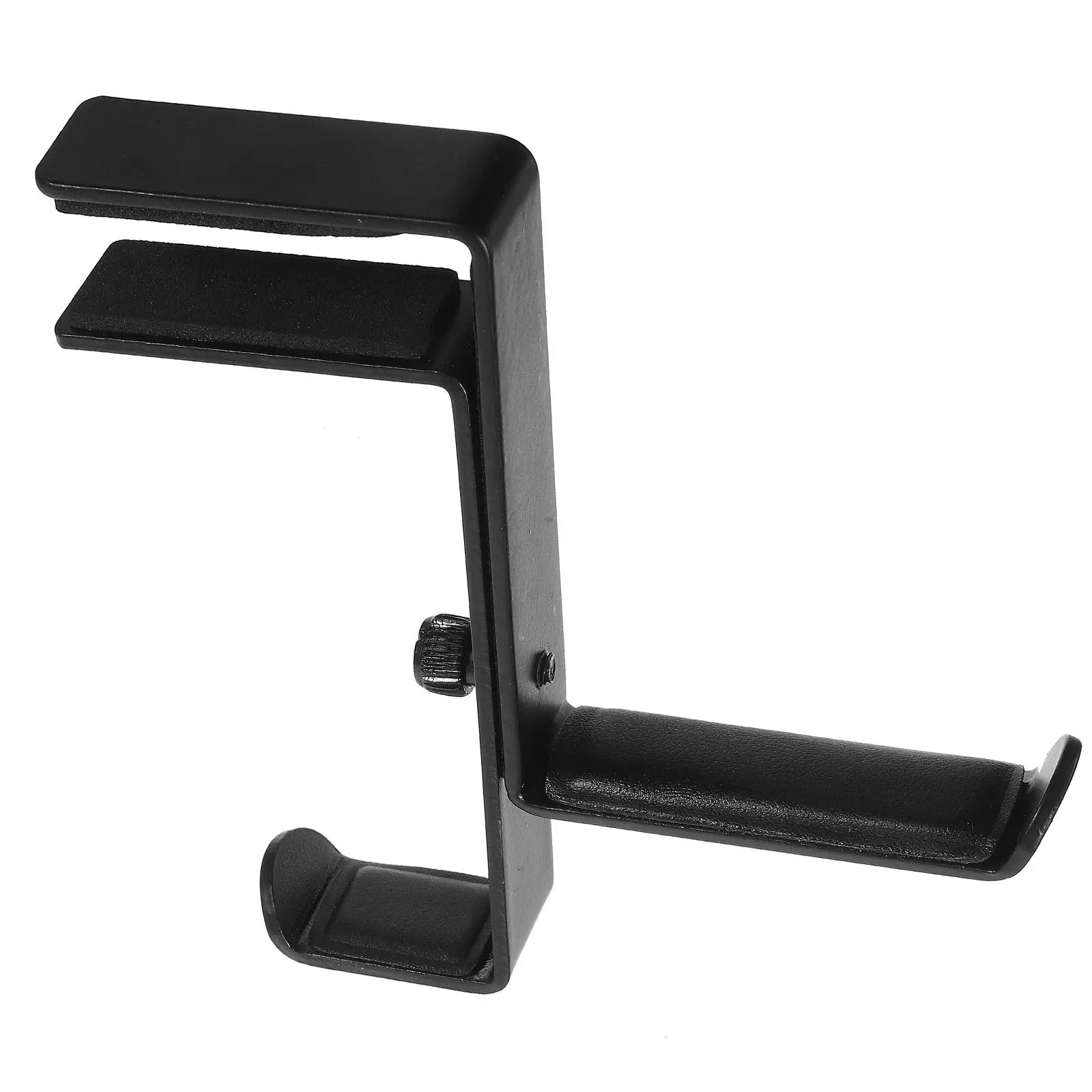 1Pcs Heavy-Duty Iron Headset Storage Rack Wall-Mounted Headphone Bracket for Desk Table Shop Studio Organize Keep Safe