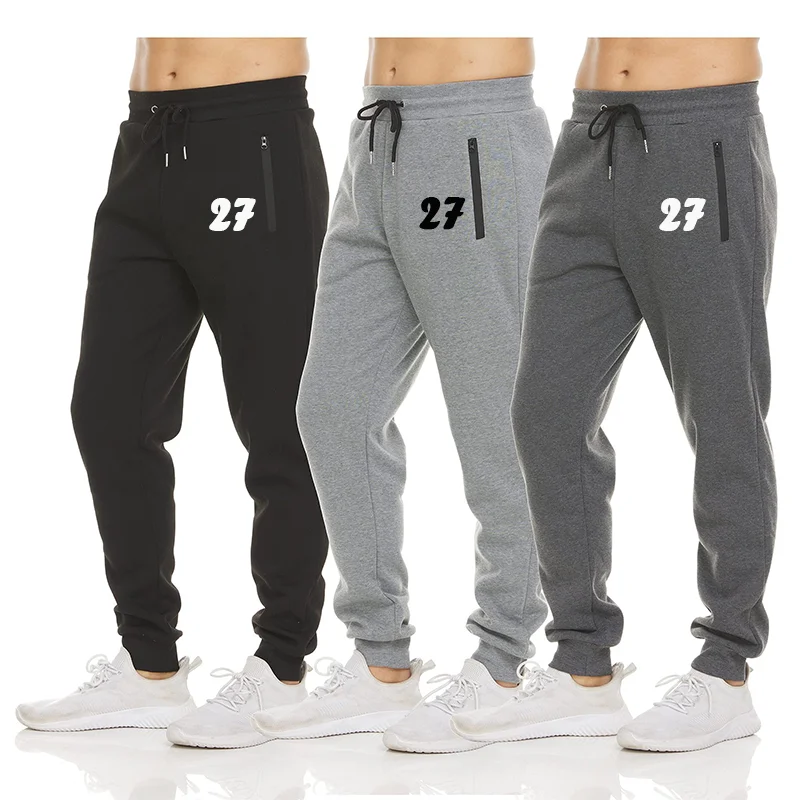 

2024 New Men Casual Fashion Printed Sports Pants Gym Sport Trousers for Men Jogger SweatpantsRunning Workout Jogging Long Pants