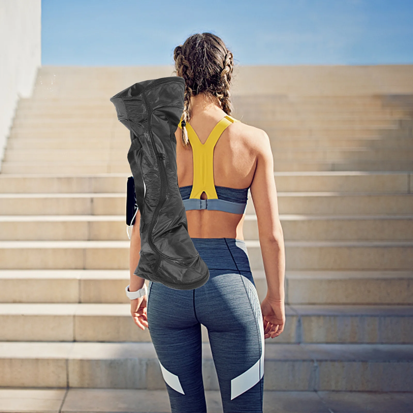 

Multifunction 10 Inch Balance Car Backpack Adjustable Hand Tote Strap Outdoor Large Capacity Dual Use Carrier for Daily