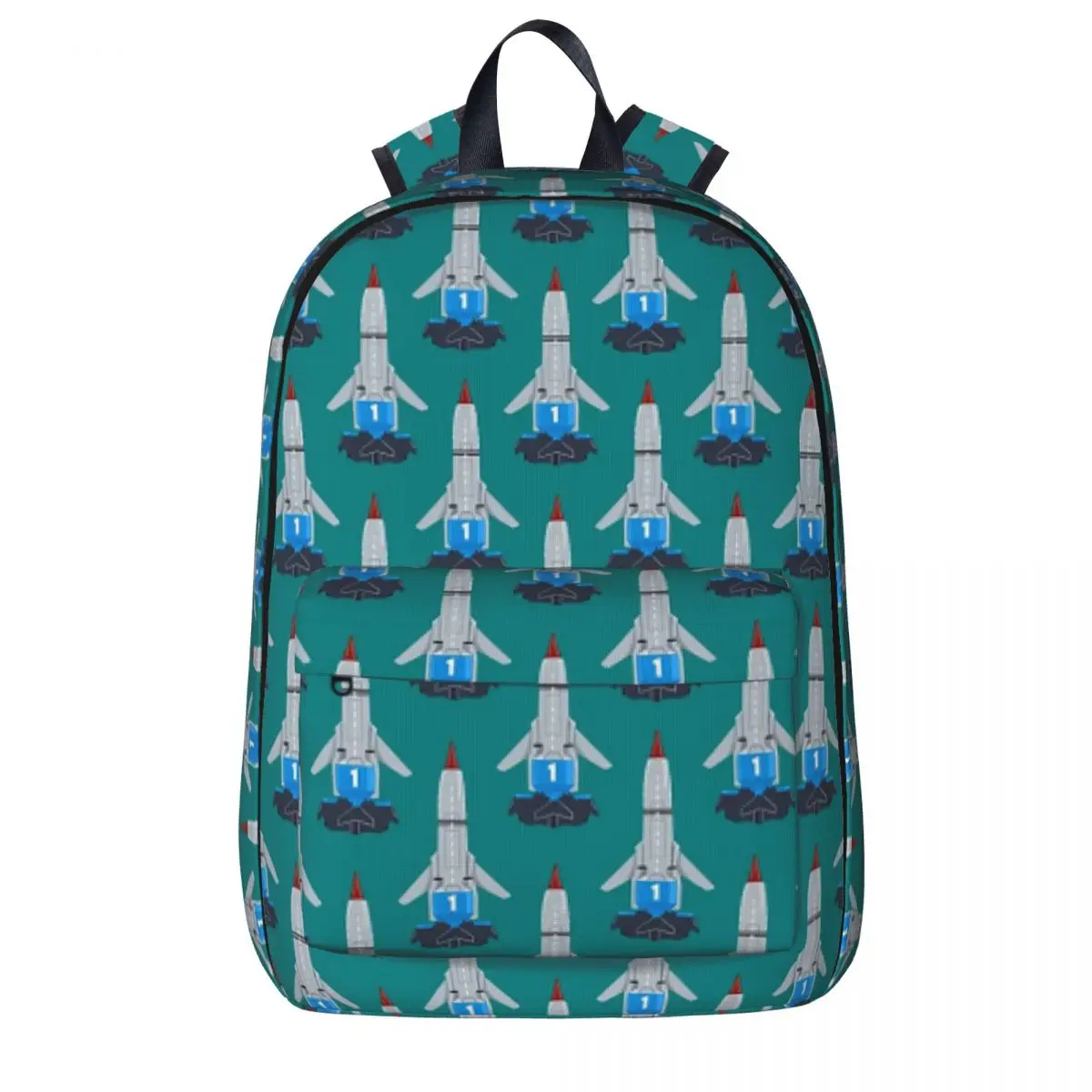 Thunderbird 1 Thunderbirds TV Original Series Scott Tracy Backpacks Book bag Shoulder Bag Laptop Rucksack Children School Bag