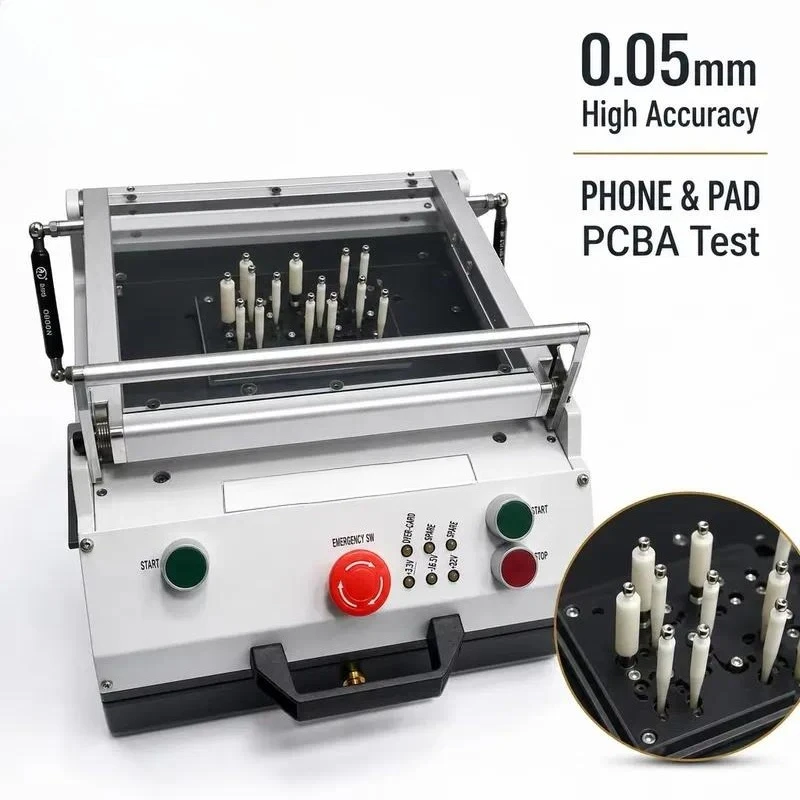 Manual PCBA Functional Test Fixture, Mobile Phone Tablet Programming Test Fixture FR4 G12 Pogo Pin Test Fixture Tool