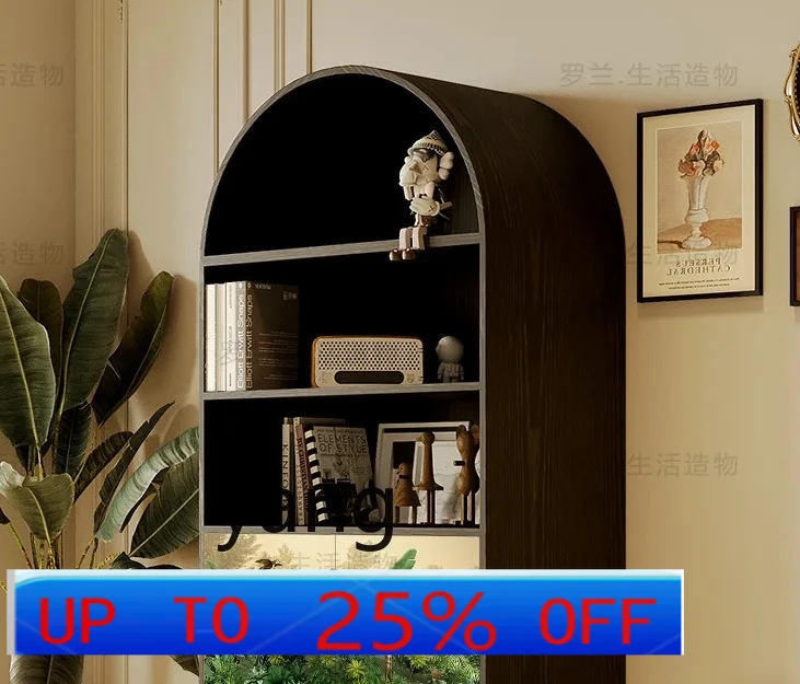 

LHSolid Wood Bookcase Home Living Room Wall Entrance Integrated Storage Clothes Closet
