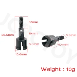 RC 02168 Metal Wheel Axle For 1/10 HSP 94122 94166 94177 Nitro On-Road Car Buggy Spare Parts