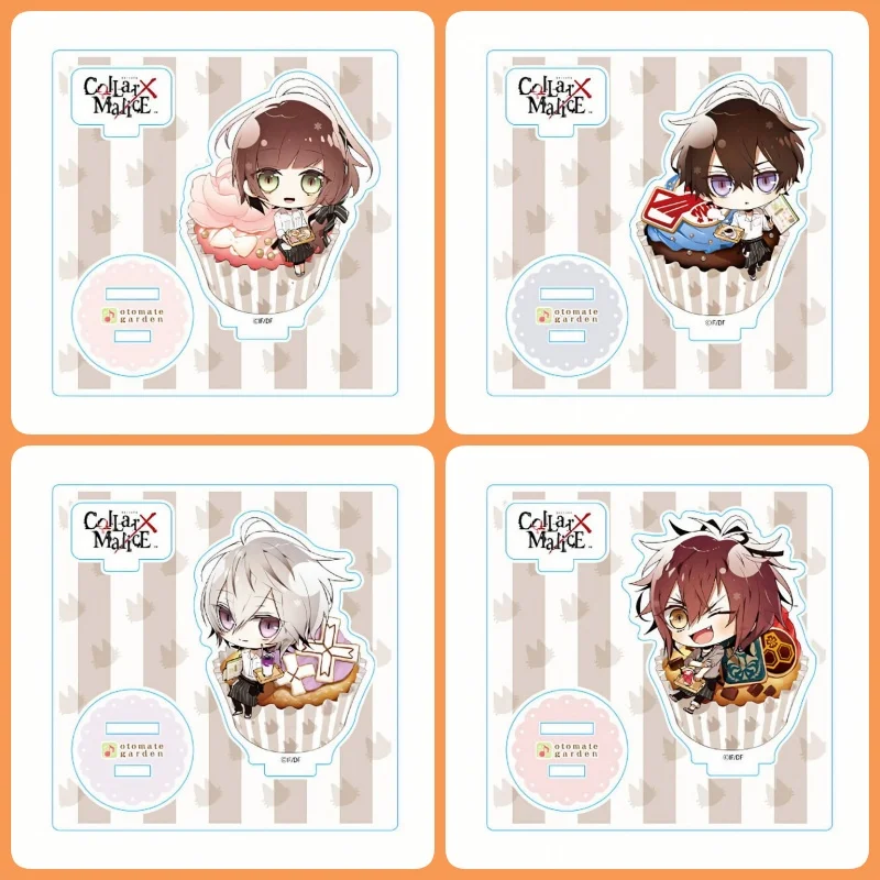 Collar × Malice Game Ichika Hoshino Aiji Yanagi Kei Okazaki Contrast Gifts Chibi Sweets Series Acrylic Figure Stand Keychain