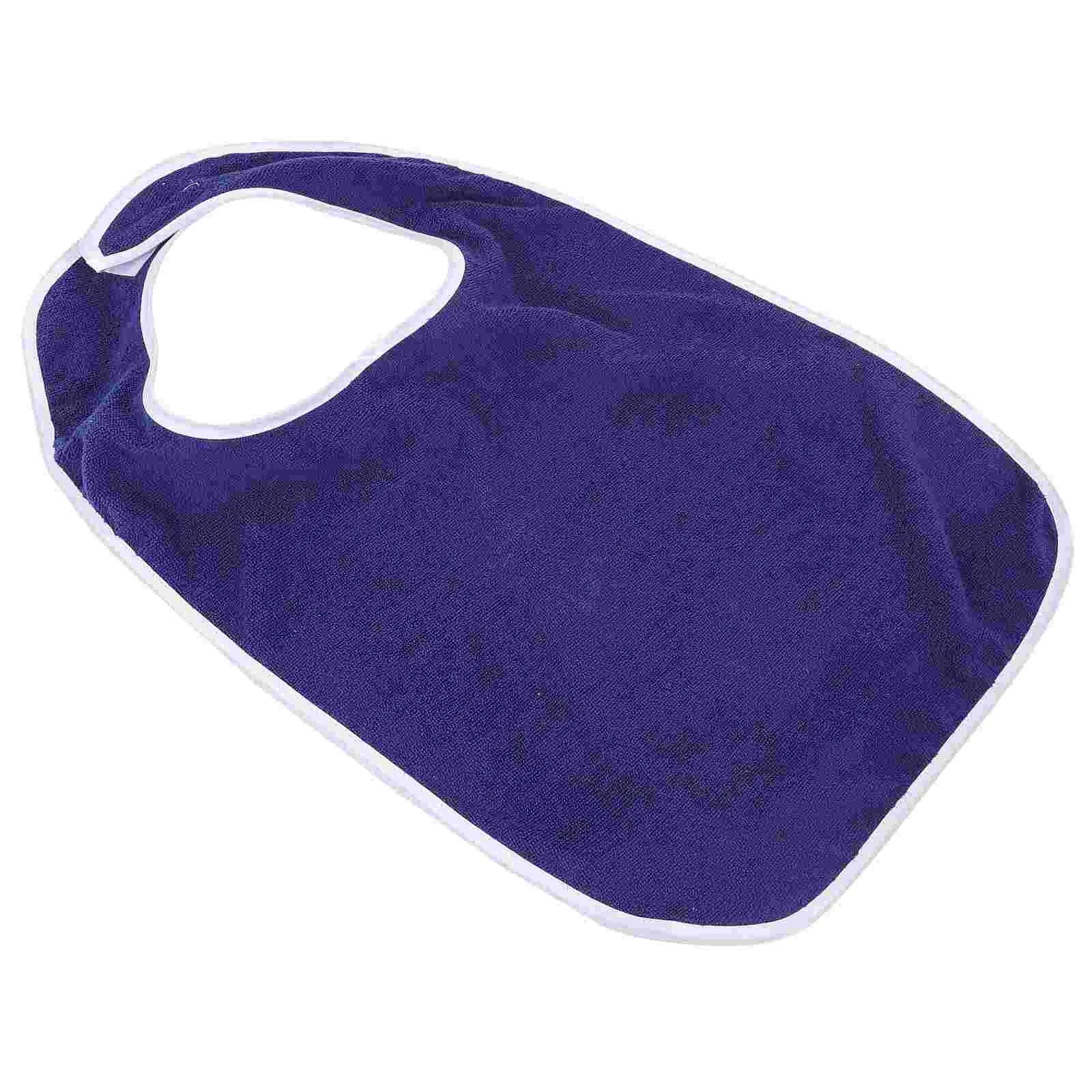 Anti-fouling Apron Waterproof Adult Bib Towel Practical Bibs Polyester for Elderly