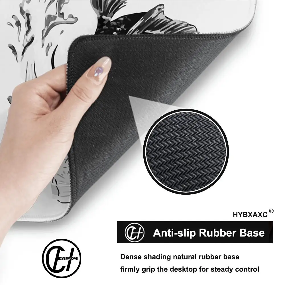 لوحة ماوس كبيرة من Tai Chi Fish Gamer XXL لوحة ماوس ألعاب مطاطية مقاومة للماء للكمبيوتر المحمول الكبير بساط مكتبي للعبة حصيرة ماوس محايدة #5