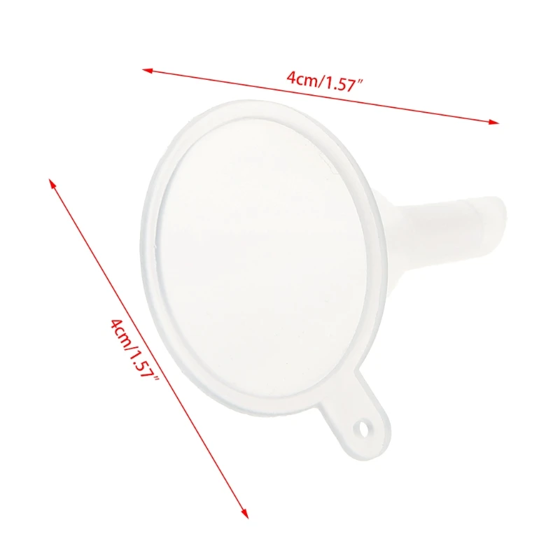 Mini Liquid Funnel Transparent Funnels Device Tool Attachment Supplies for Recreational Activities Playing Game