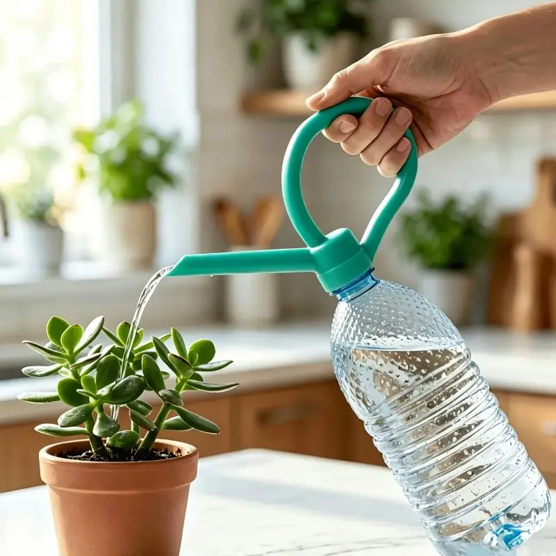1pc Simple Plant Watering Device Portable Plastic Watering Can Nozzle DIY Bottle Cap Spout For Home Bonsai Irrigation Hot