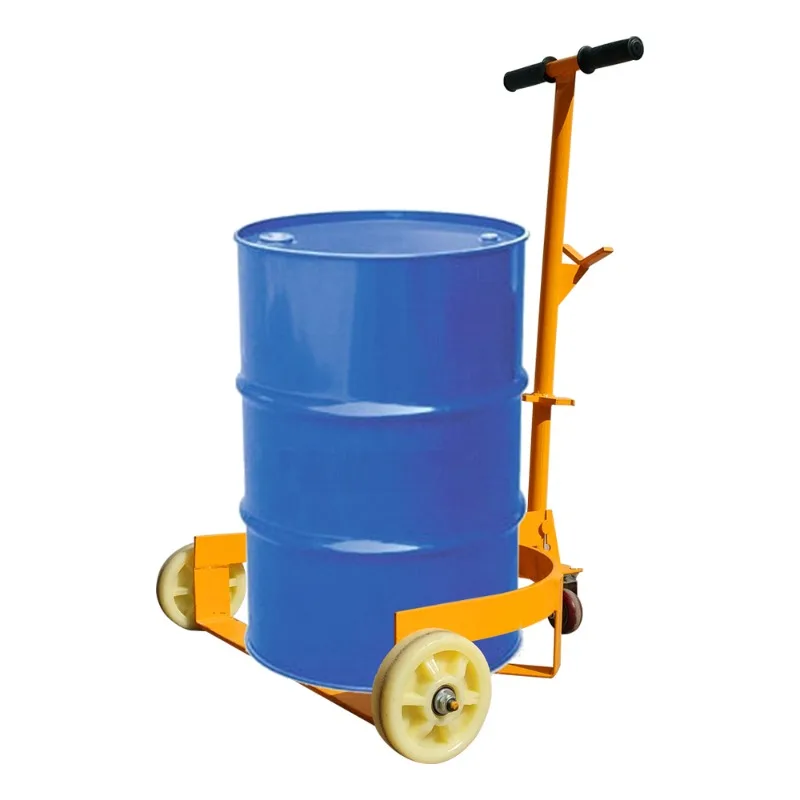 

Low Oil Drum Transporter Opening Portable Hand Pushed Iron Drum Drum Car Mobile Base