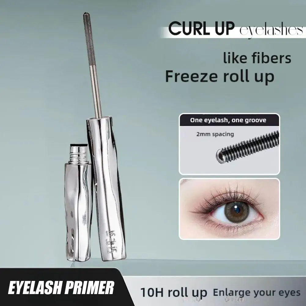 เหล็กมาสคาร่า 3D ผ้าไหมเส้นใย Eyelash Primer กันน้ําติดทนนานสีดําธรรมชาติยาว Curling Non Smudging แต่งหน้า