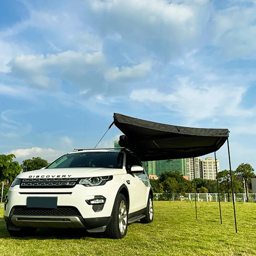 Car Roof Awning Side 270 Degree Tent 4x4 Offroad Extension Sunshade Waterproof Free-stand 270° Awning for Car