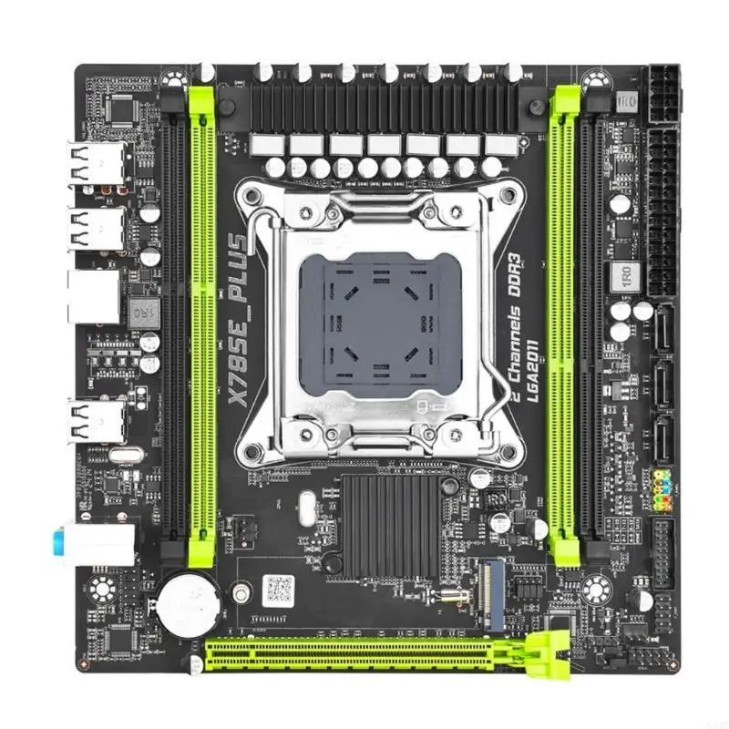 Q1JC X79SE Материнская плата для 2670 LGA 2011 настольный бассейн Гигабит PCIe Gaming Motherboard NVME M.2 Материнская
