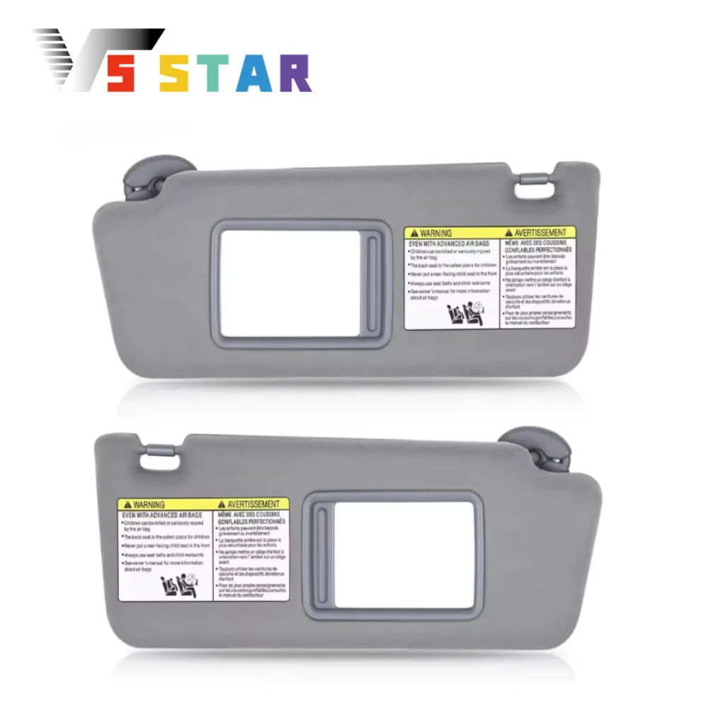 

74320-35C10-B0 74310-35C10-B0 Высококачественный 1 пара солнцезащитных козырьков со стороны водителя и правого пассажира для Toyota Tacoma LBJ-1047 2005-2015 гг.