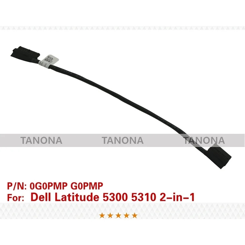 R+  New 0G0PMP G0PMP For Dell Latitude 5300 5310 2-in-1 Lcd Battery Cable Wire Line
