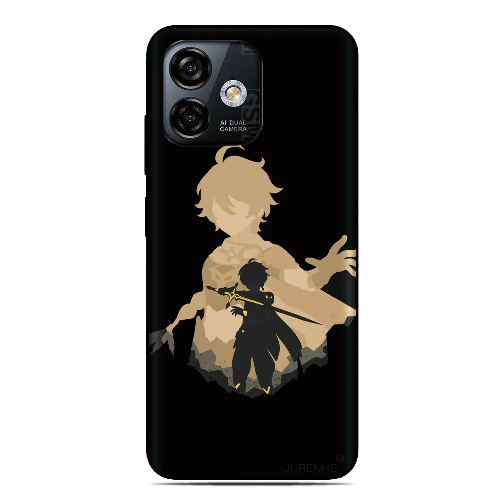 Anime Genshin Impact Back Cover For UMIDIGI G9 G9A G9C G9T Note 90 90C 90A G5 G6 G3 Power 5 5s 7 7s F1 A9 A11 A13 Max Phone Case