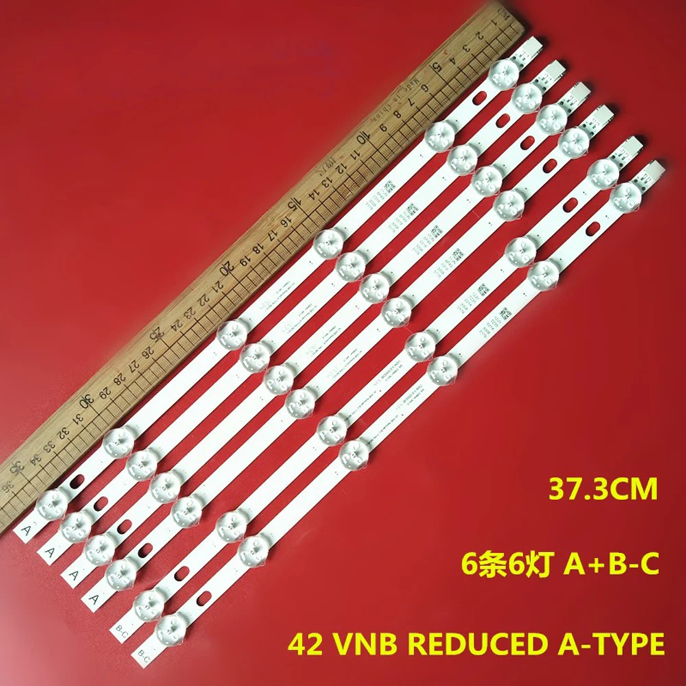 

6/18PCS New LED Backlight Strip For VESTEL 42FA5000 42FA8000 42 VNB Reduced A B-C VES420UNDL-2D-N03 VES420UNDL-3D-N02