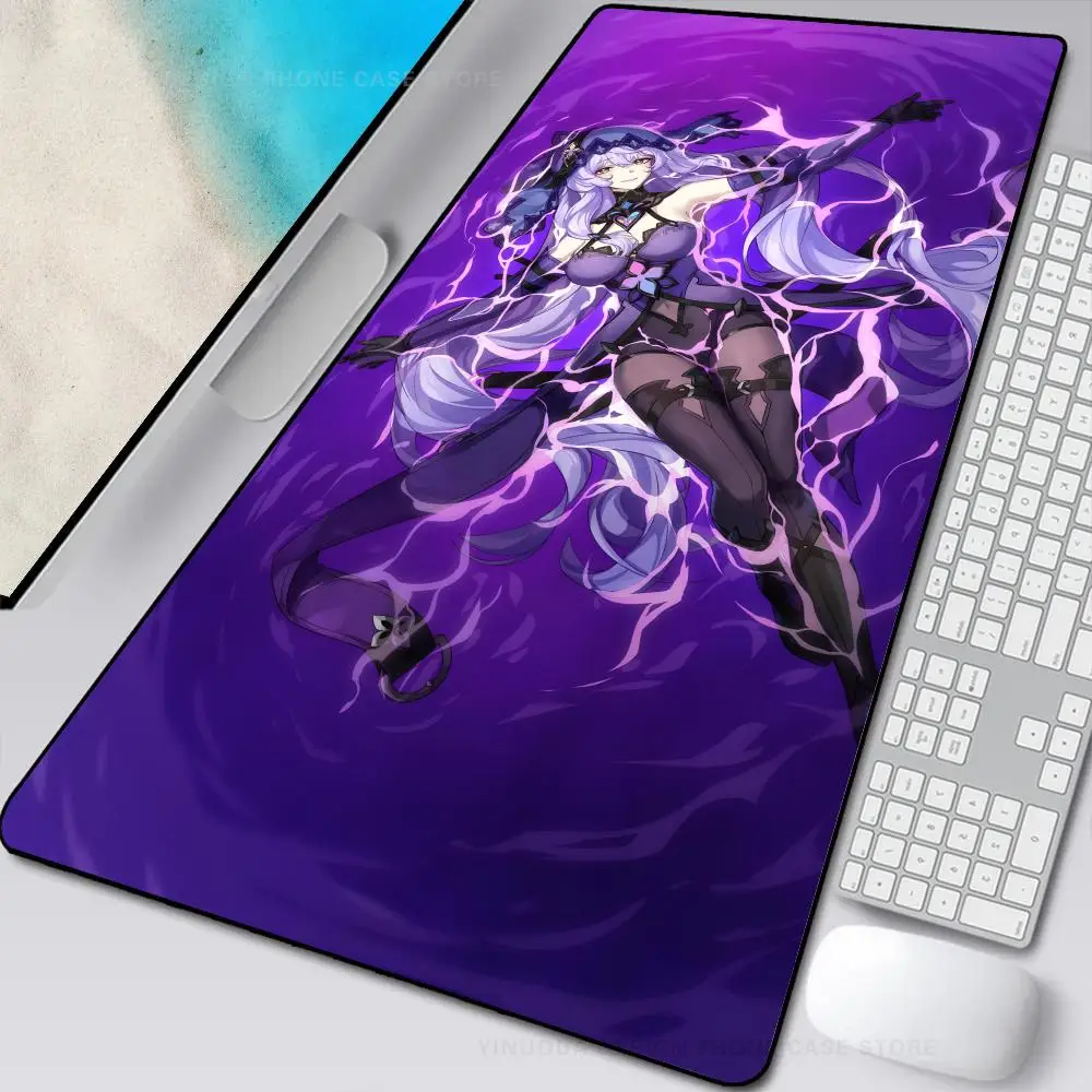 

Black Swan Honkai Star Rail Mouse Mat Desk Mat With Pad Gaming Accessories Prime Gaming XXL Keyboard Pad Stitch Padding Mat