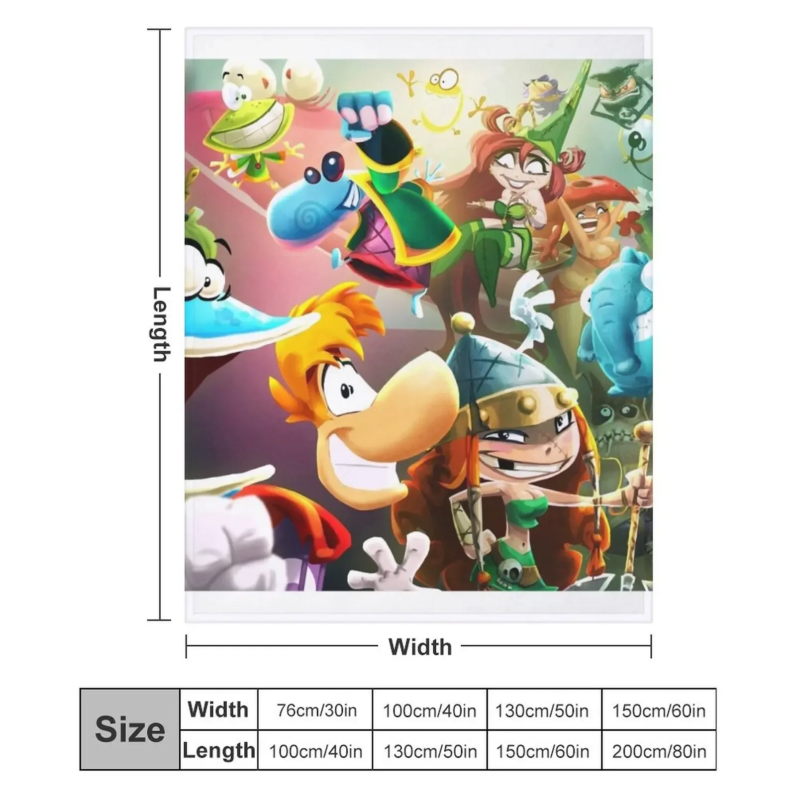 New Rayman Art Throw Blanket Flannels Soft Plaid Soft bed plaid Blankets