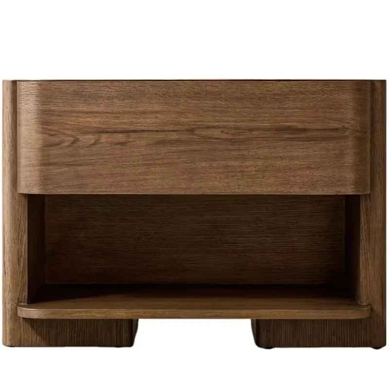 

Solid wood high-end luxury series single bedside table - luxury bedside table