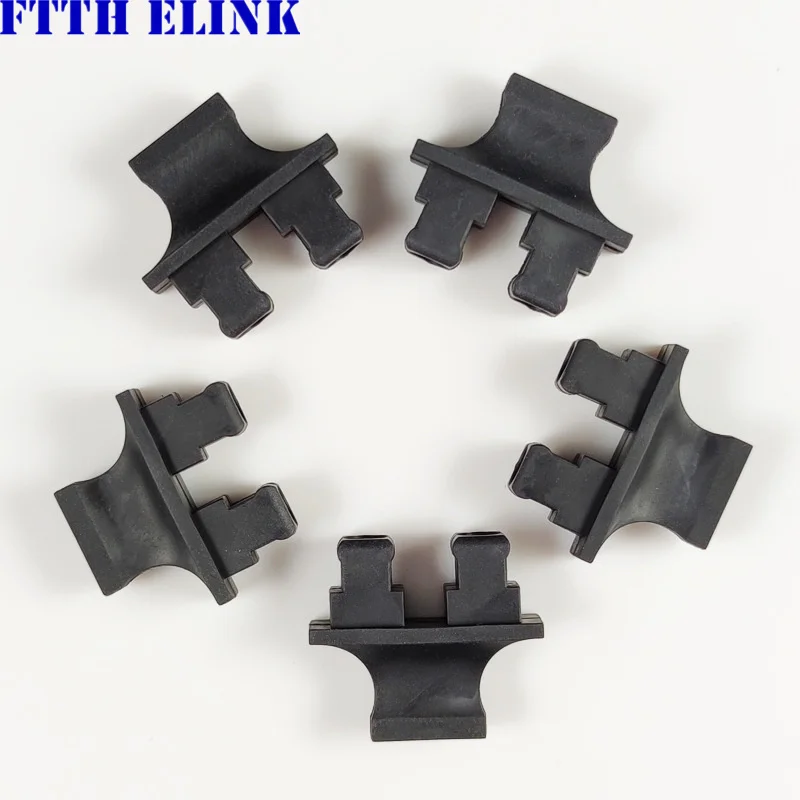 SC duplex dust cap for 1*9 ftth module dual fiber SC DX protective cover soft silicone free shipping ELINK 100pcs