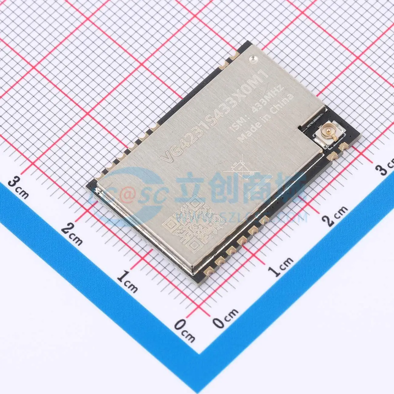 2pcs VG4231S433X0M1 SMD 29.9x20.5mm transceiver 433MHz FSK GFSK RF Wireless Communication Module for Smart Home System