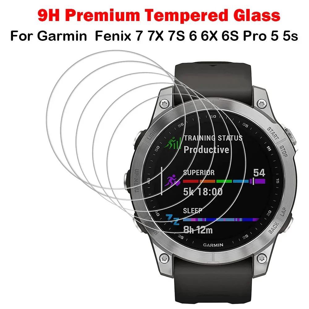 

Закаленное стекло премиум класса 9H для умных часов Garmin Fenix 7 7X 7S 6 6X 6S Pro 5