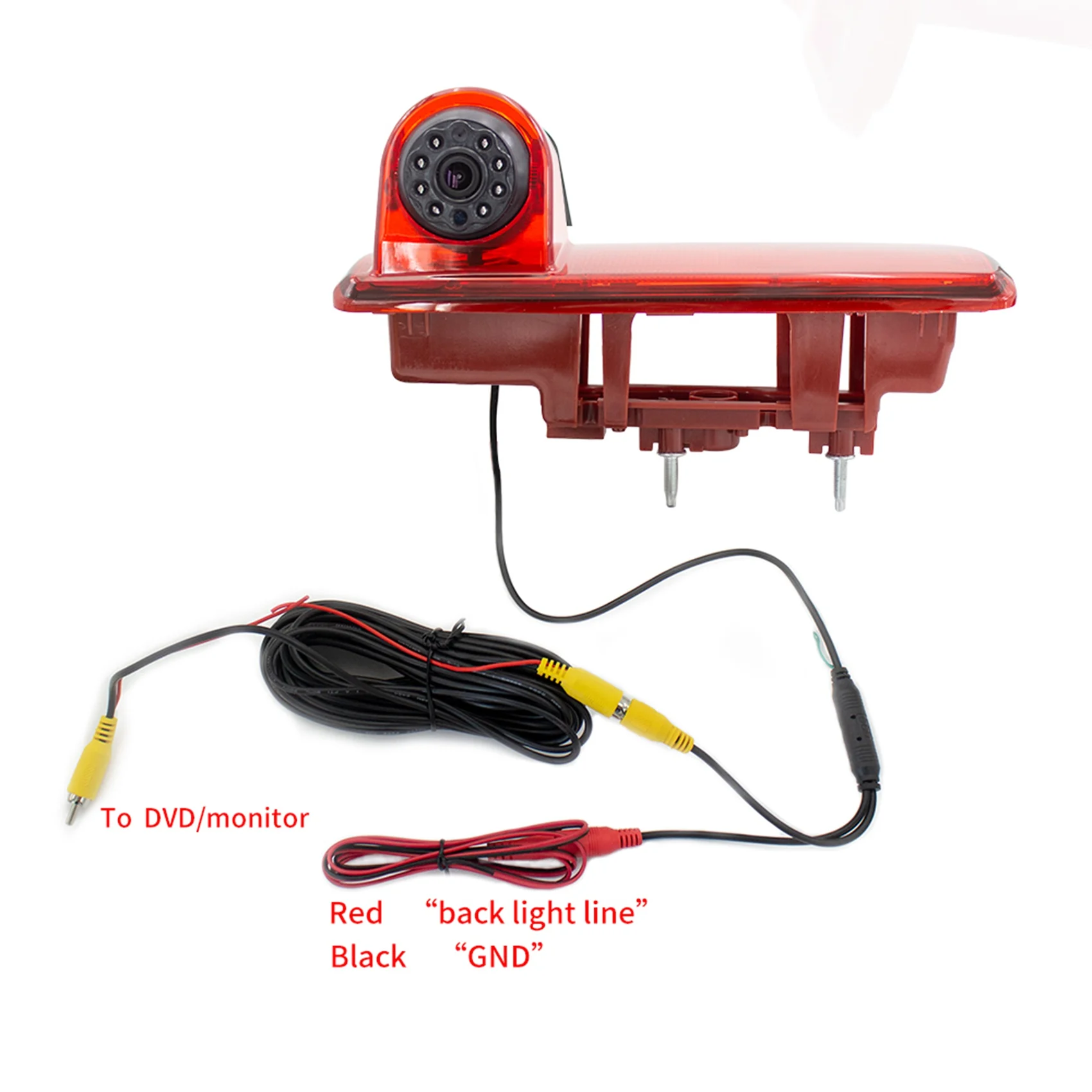

2X High Definition Waterproof IR Night Vision Backup Brake Light Camera For 2014 Opel Vivaro / 2014 Renault Trafic-T61C