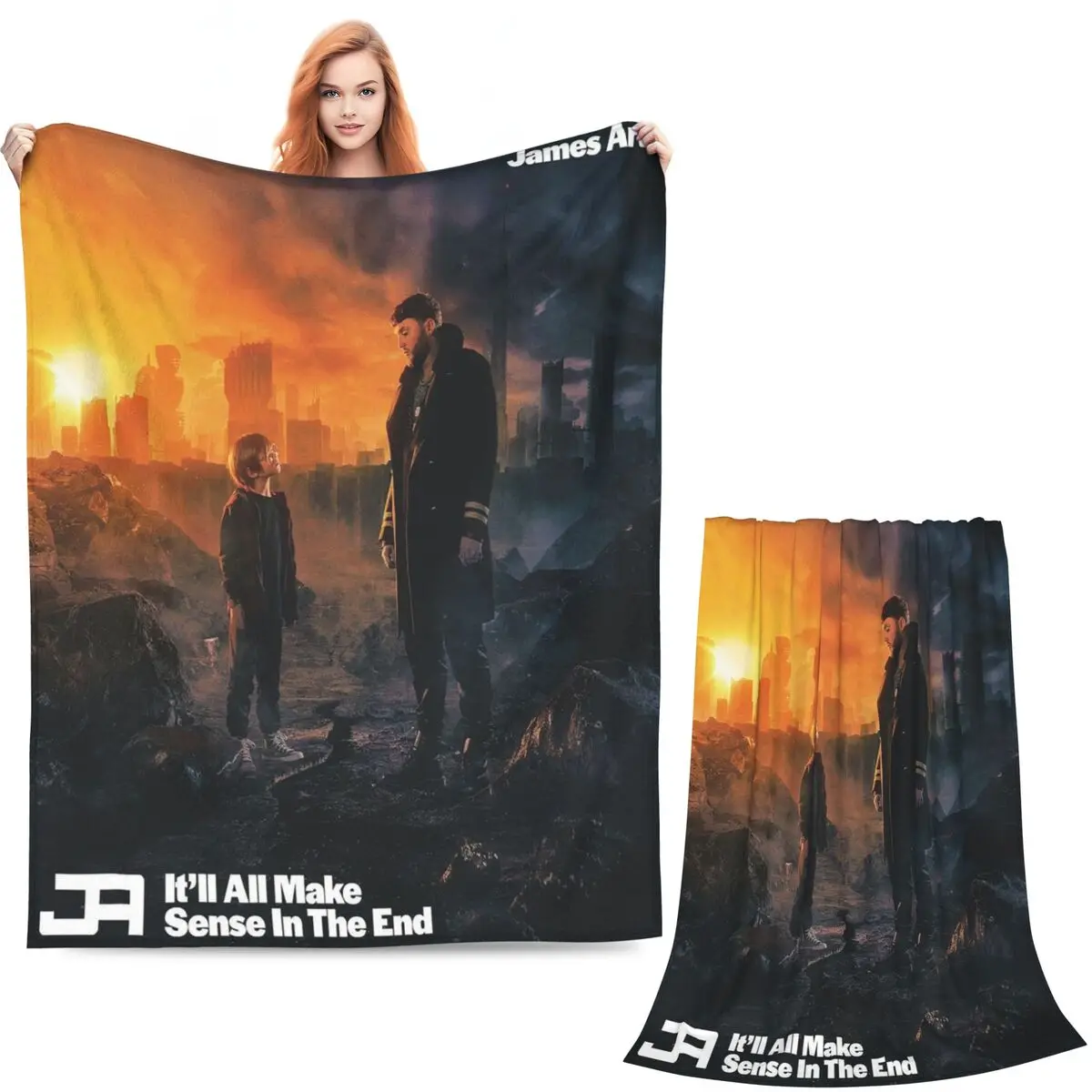 James Arthur Itll All Make Sense In The End Blankets Soft Warm Flannel Throw Blanket Bedspread for Bed Picnic Travel Home Sofa