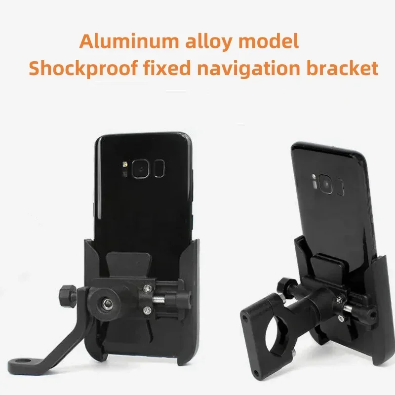 Universal Smart Phone Holder Stand 360 Degree Metal Bike Motorcycle Motorbike Mirror Handlebar Mount For iPhone Xiaomi Samsung