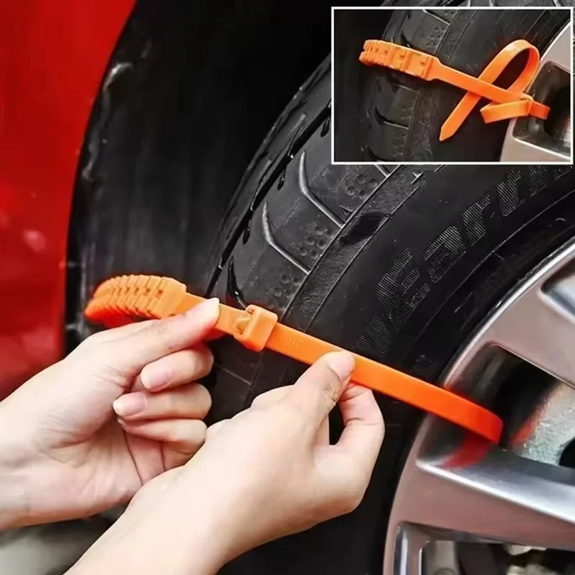 Anti-skid chain car winter anti-skid chain does not hurt the tyre tie off-road car van electric car snow anti-skid chain