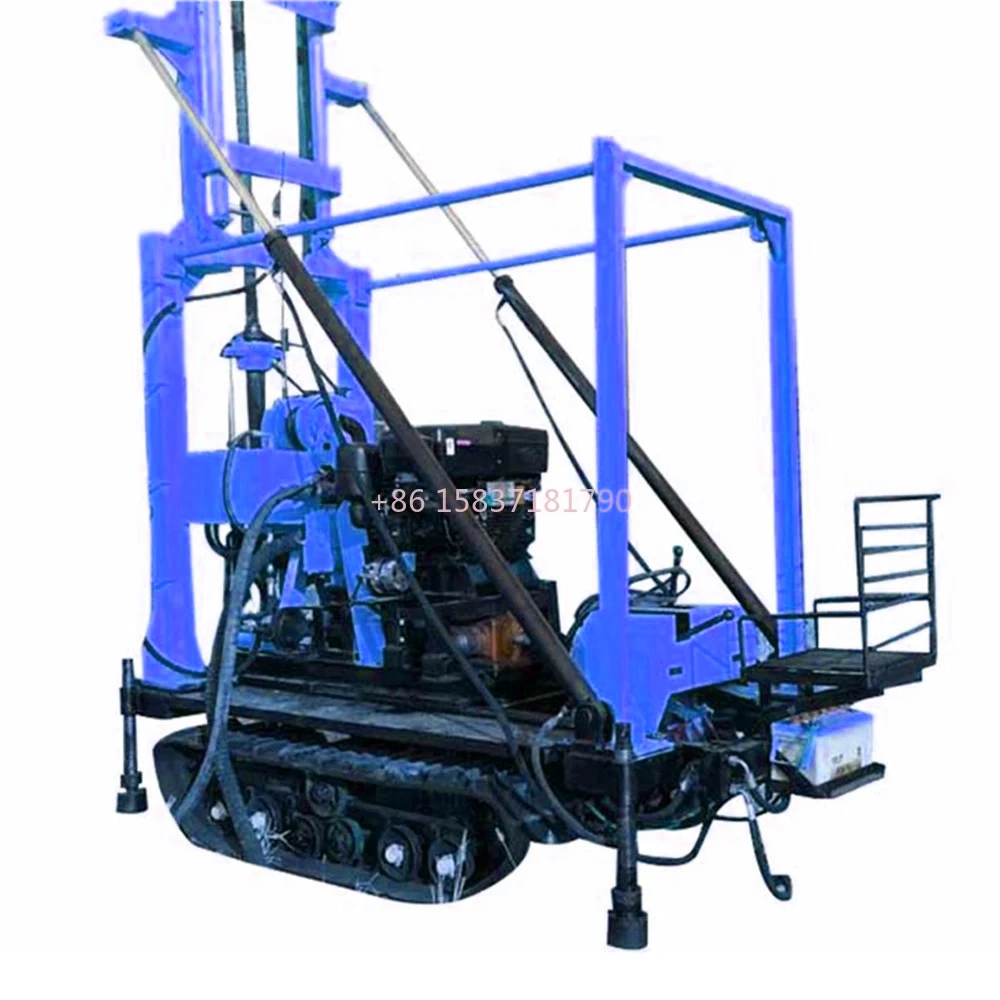 Mining Water Well Core Drilling Rig 100m 200 Meter Sampling Drill Rig Hydraulic Exploration Mine Drilling Rig Machine Factory