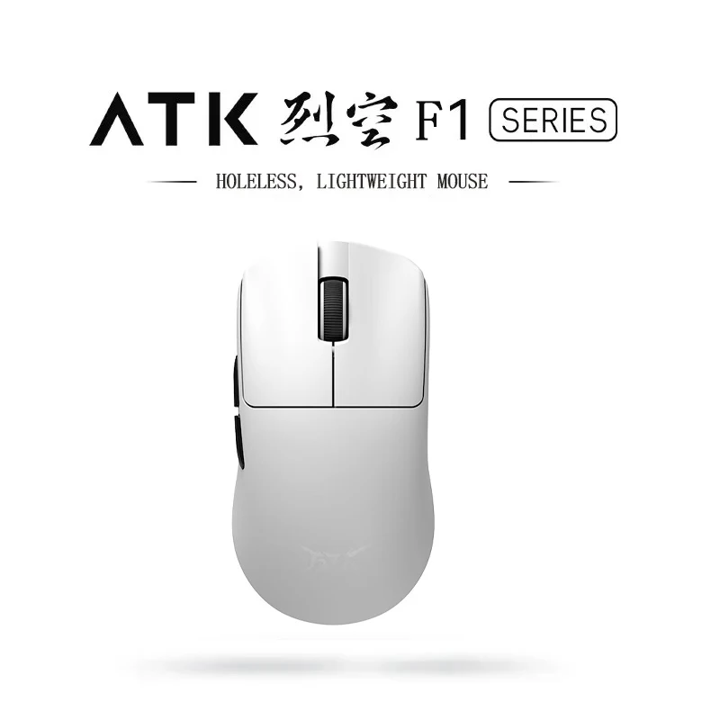 Imagem -02 - sem Fio Dual-mode Gaming Flagship Mouse Fanless Leve Escritório Periféricos de Computador Novo Atk Liekong f1 Paw3950