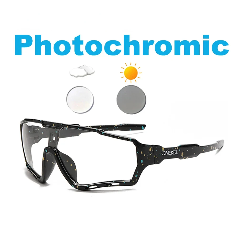 Neue UV400 Photochrome Radfahren Sonnenbrille Männer Frauen Softball Wandern Laufen Brillen Outdoor Baseball Sport Sonnenbrille Radfahren