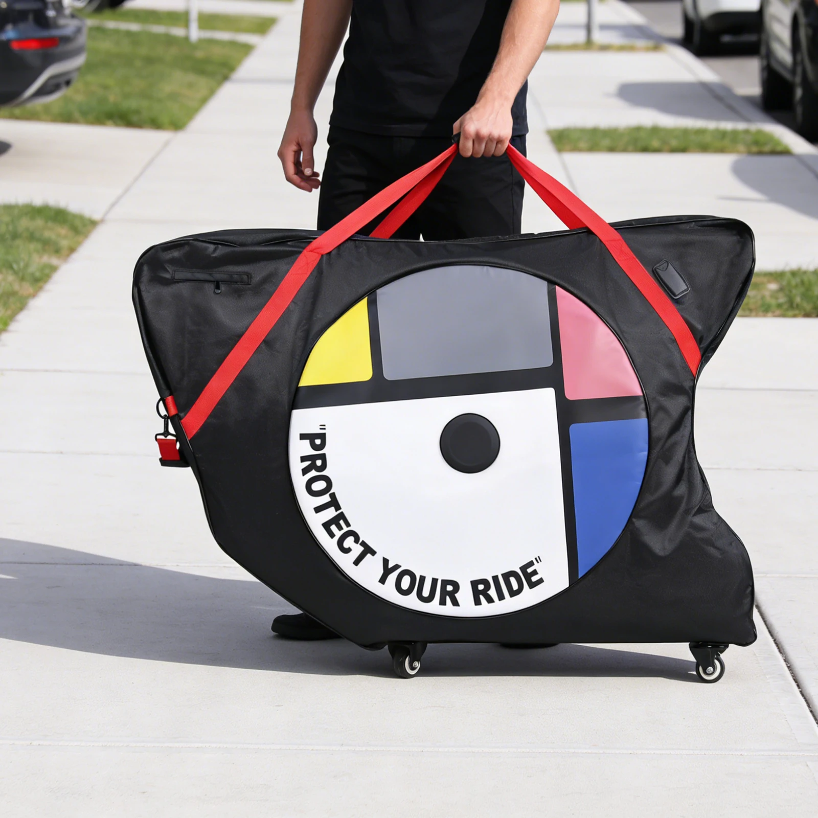 

Сумка для переноски и хранения велосипедов из ткани Оксфорд 1680D, сумка для перевозки и упаковки велосипедов для горных, шоссейных и электрических велосипедов