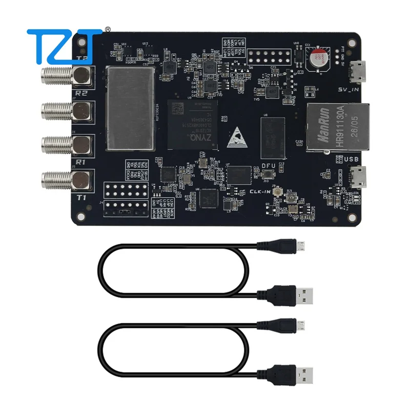 TZT PLUTO+ SDR AD9363 2T2R Radio SDR Transceiver Radio 70MHz-6GHz Software Defined Radio For Gigabit Ethernet Micro SD Card