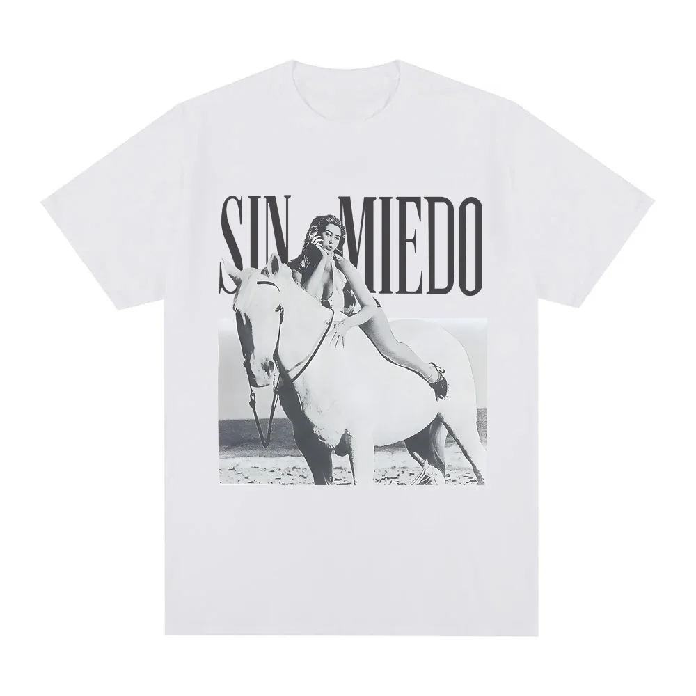 Camiseta ecuestre Kali Uchis, nuevo estilo, Camiseta Harajuku de algodón de alta calidad para mujer, Camisetas cómodas a la moda de verano