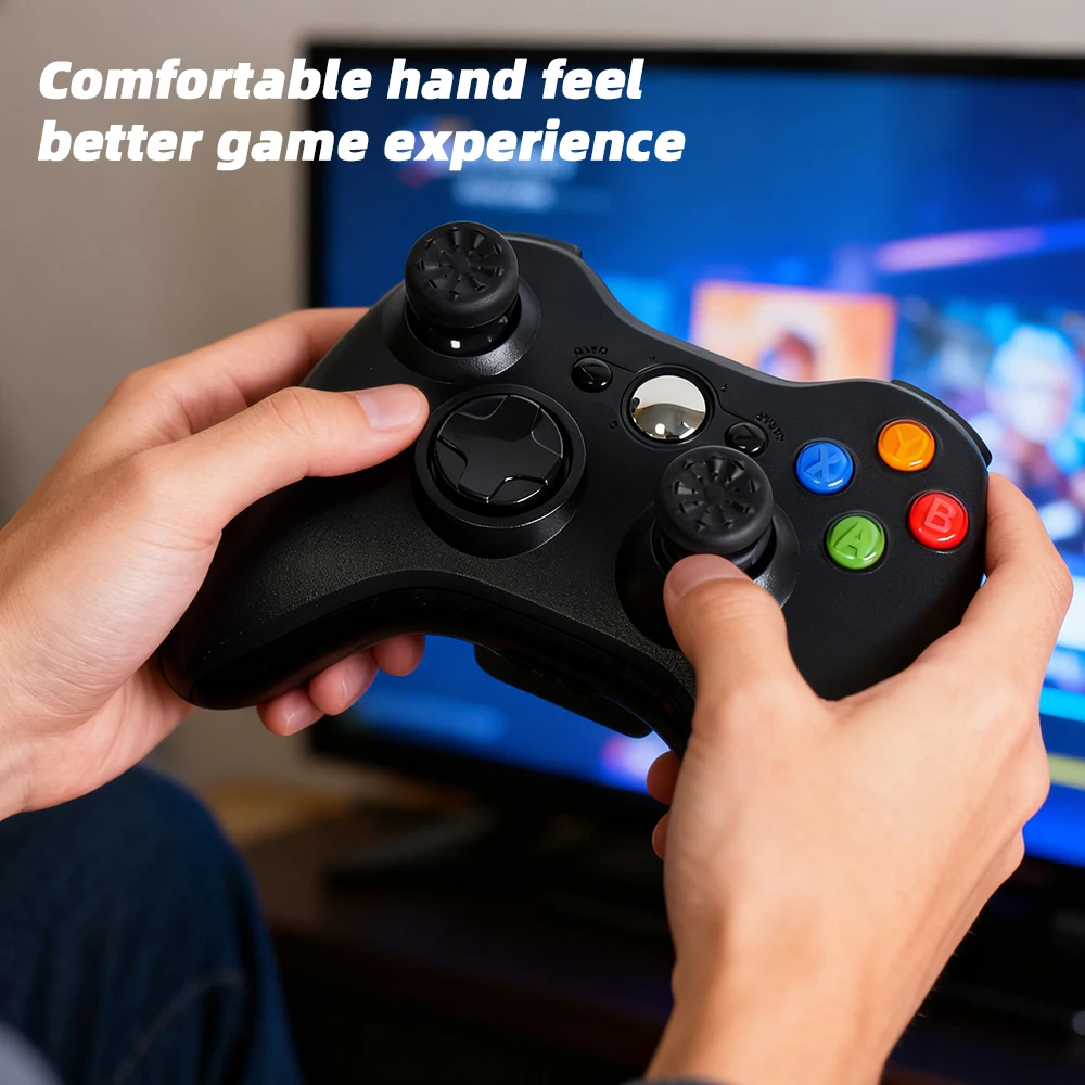 غطاء عصا التحكم عالية الارتفاع من سلسلة Xbox S، غطاء عصا التحكم التنافسي عالي الارتفاع Xbox 360، مادة السيليكون، مجموعة من قطعتين #3