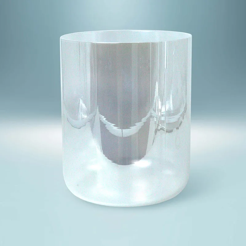 Star Linkup Mystical White Pearl Quartz Crystal Singing Bowl, Resonant Sound‑Healing Music Percussion Instrument for Yoga Relaxation, Aura Cleansing and Spiritual Meditation