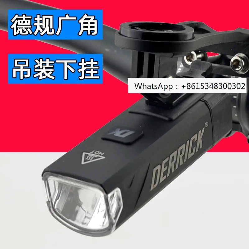 DK Mountain Highway Bicycle Headlamp German Regulations Anti Hanging Hoisting Charging Night Riding Lamp GS1500 2000